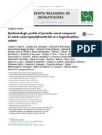 2014 RBE - Epidemiologic Profile of Juvenile-Onset Compared Do Adult-Onset SpA in A Large Brazilian Cohort