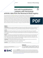 2022 - Factors Associated With Hospitalizations For Covid-19 in Patients With Rheumatoid Arthritis Data From The Reumacov Brazil Registry