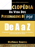 Enciclopédia Da Vida Dos Personagens Bíblicos - De a a Z - Matehus Soares