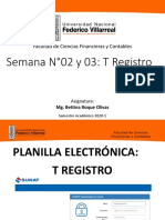 T Registro y Registro de Trabajadores