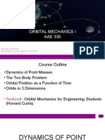 Orbital Mechanics Fundamentals and Applications