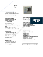 Youhe Yh2000c Rfid Access Control User Manual