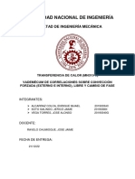 VADEMÉCUM DE CORRELACIONES SOBRE CONVECCIÓN FORZADA (EXTERNO E INTERNO), LIBRE Y CAMBIO DE FASE