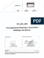 PTS Montaje y Descimbre Moldajes de Pilares