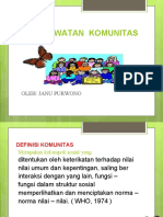 KEPERAWATAN KOMUNITAS