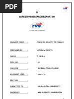 TVS MOTOR COMPANY LTD - Main MBA Porject Report Prince Dudhatra