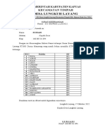 SURAT KETERANGAN Warga Penerima Bantuan Pasar Murah Yang Tidak Memiliki KTP