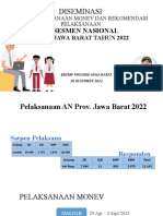 Hasil Pelaksanaan Monev AN Prov. Jawa Barat 2022