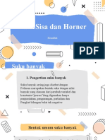 Dalil Sisa Dan Horner