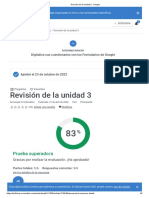 Revisión de La Unidad 3 - Google