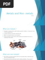 Metals and Non - Metals