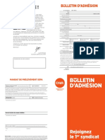 Bulletin Dadhesion - Pour Imprimante