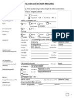 Formulir Permohonan Magang (Fillable Form)