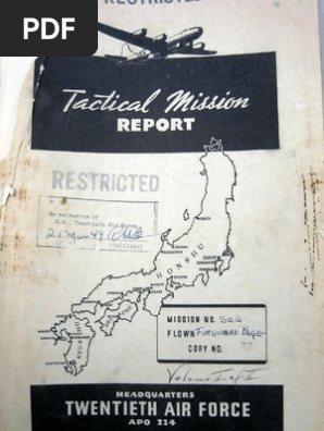 21st Bomber Command Tactical Mission Report 256etc, Ocr