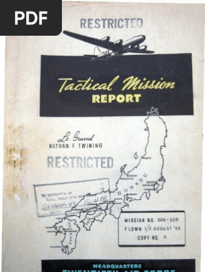 21st Bomber Command Tactical Mission Report 306-309, Ocr