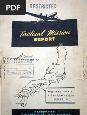 21st Bomber Command Tactical Mission Report 321etc, Ocr