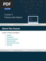 Lesson 3 Classes and Objects