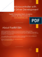 Mastering Microcontroller With Embedded Driver Development: Fastbit Embedded Brain Academy Check All Online Courses at