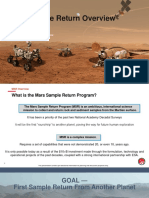 Mars Sample Return: International Mission to Collect and Return Martian Rocks