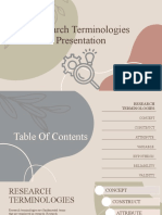 Research Terminologies Presentation