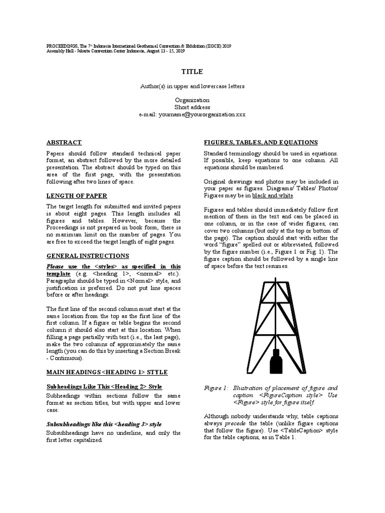 IIGCE 2019 Paper Template - Rev | PDF | Microsoft Power Point | Computing