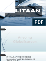 Anyo NG Globalisasyon