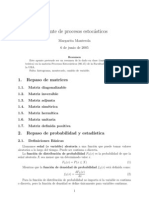 Resumen de Probabilidad y Procesos Estocasticos