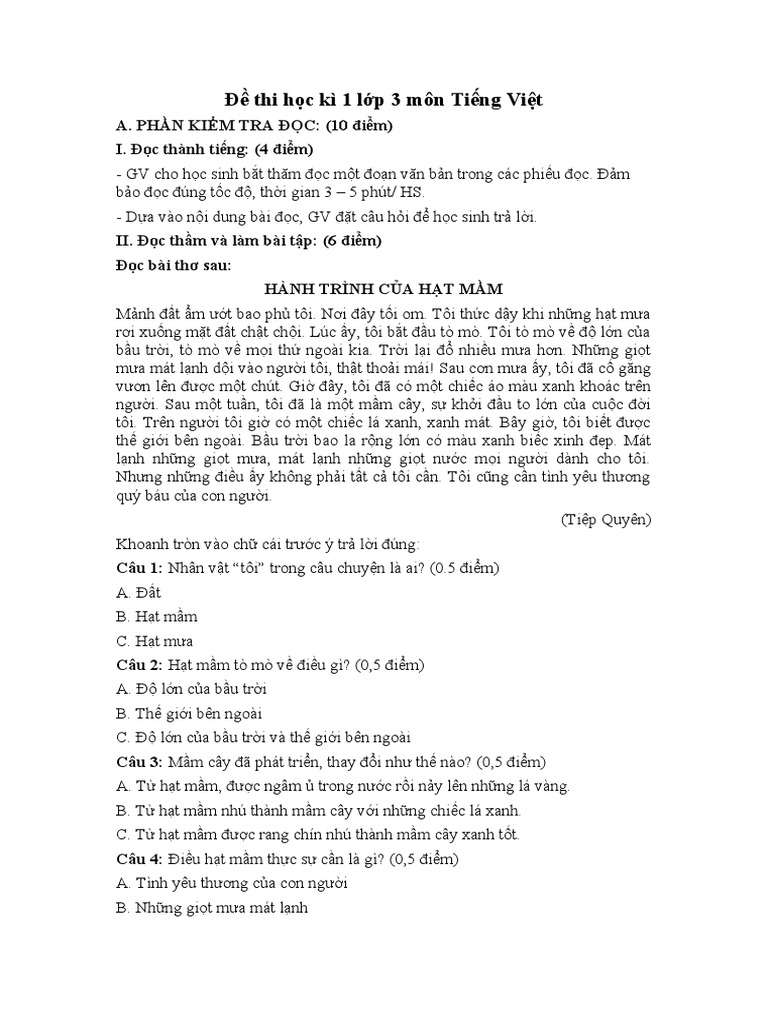 De thi tieng viet lop 3 hoc ki 1 chan troi sang tao so 3 pdf