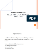 Alluvial Channel Design by Lacy and Kennedy Theory