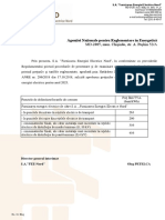 Solicitare de Aprobare S.a. „FEE Nord” 2023