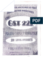 GST 222 Past Question