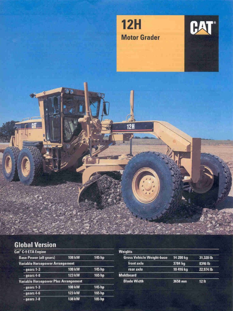 CAT - 12H - 2002 Brochure | PDF