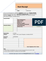 Rent Receipt Format 01