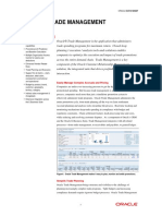 Oracle Trade Management Data Sheet