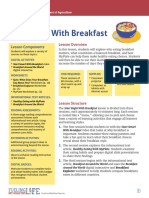 Start Right With Breakfastlesson Plan