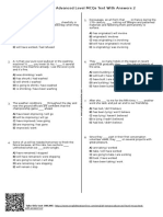 885 - English Tenses Advanced Level Mcqs Test With Answers 2