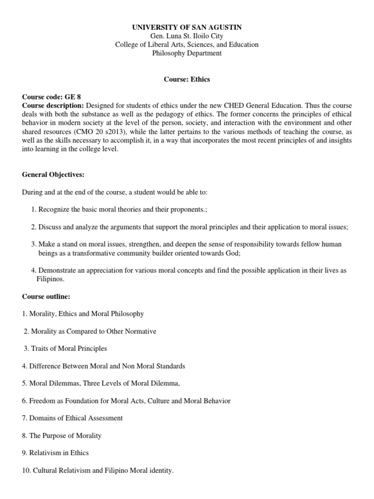 Ge8 Module7 Pdf Morality Justice