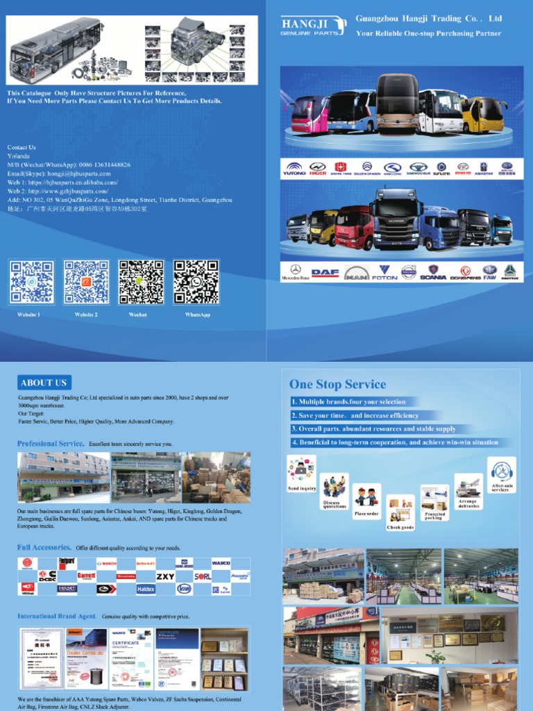 Bus Parts Catalog and Diagrams | PDF