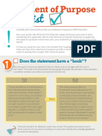 Statement of Purpose Checklist