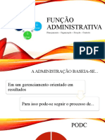 Função administrativa PODC