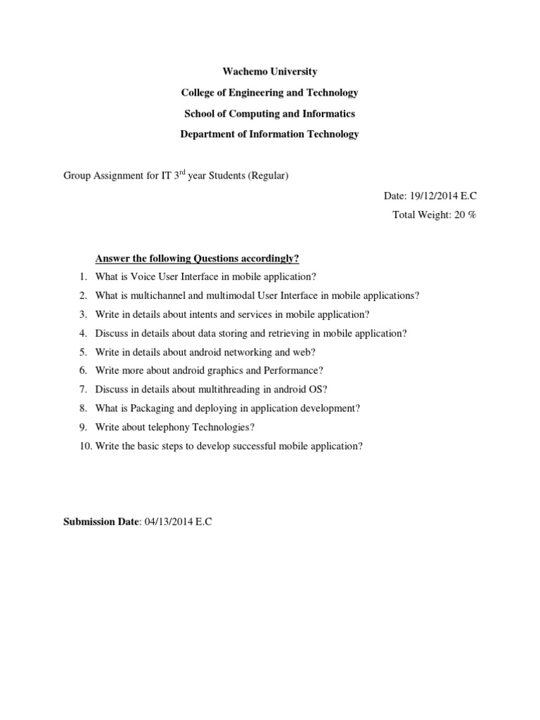 Assignment PDF