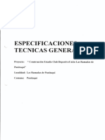 TRET - Especificaciones Técnicas