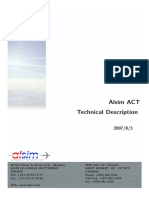 Alsim ACT Technical Description: Simulator Manufacturer