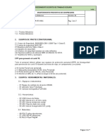 Procedimiento de Trabajo - Mantenimiento Preventivo de Compresor y Motor.