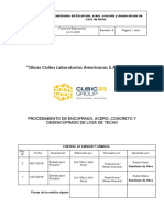 PETS - P1103 CUBIC33 - 012 - Procedimiento de Col Enc, Con, Ac y Des Losa - Rev1