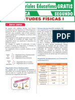 Magnitudes Físicas Fundamentales Para Segundo Grado de Secundaria