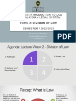 L2 Division of Law