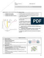 Propriedades e Transformações Da Matéria: 1 - Ligação Química