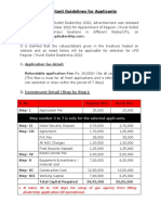 Important Guidelines For Applicants: 2. Investment Detail (Step by Step)