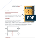 Utiliser UN Multimètre Cour 02-01